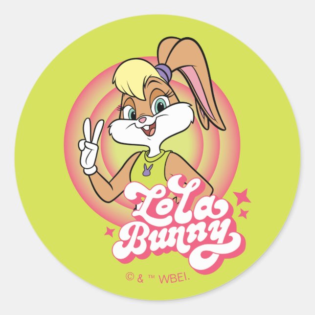 Adesivo Anéis Lola Retro LOONEY TUNES™ (Frente)