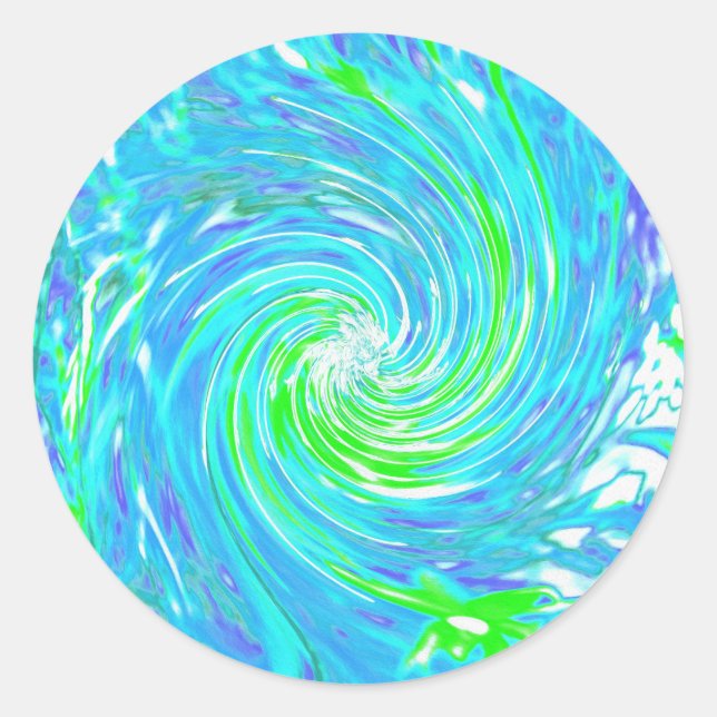 Adesivo Anel retroativo do Abstrato legal e espiral do Ver (Frente)