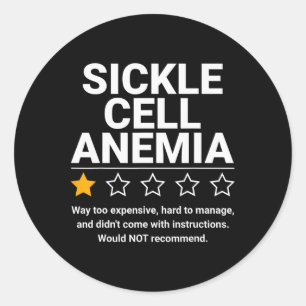 Adesivo Anemia das Células Falsiformes Uma Sensibilização 
