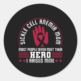 Adesivo Anemia falciforme Mãe Herói