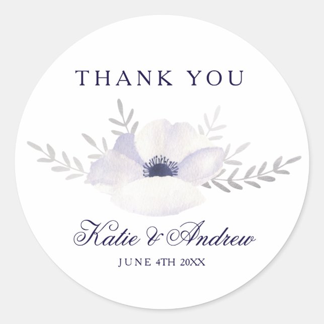 Adesivo Anêmonas Românticas (Frente)