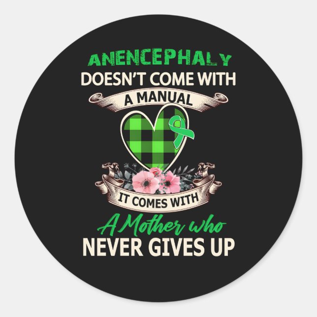 Adesivo Anencefalia Não Vem Com Um Ual (Frente)