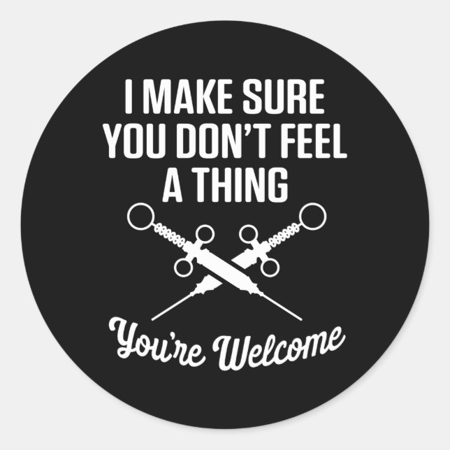 Adesivo Anestesia Anestesiologista Enfermeira Anestesiolog (Frente)