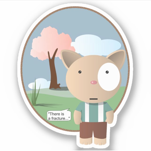 Adesivo Anestesia Ortopedia Há Fratura (Frente)