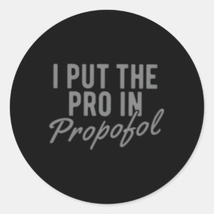 Adesivo Anestesiologista Anestesia Pro Propofol