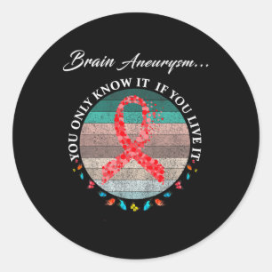 Adesivo Aneurysm Warrior, estou bem 1