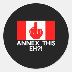 Adesivo Anexo Este Eh! Sinalizador Funny Pro Canada Para A