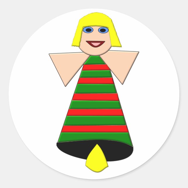 Adesivo Angel Bell Stickers (Frente)