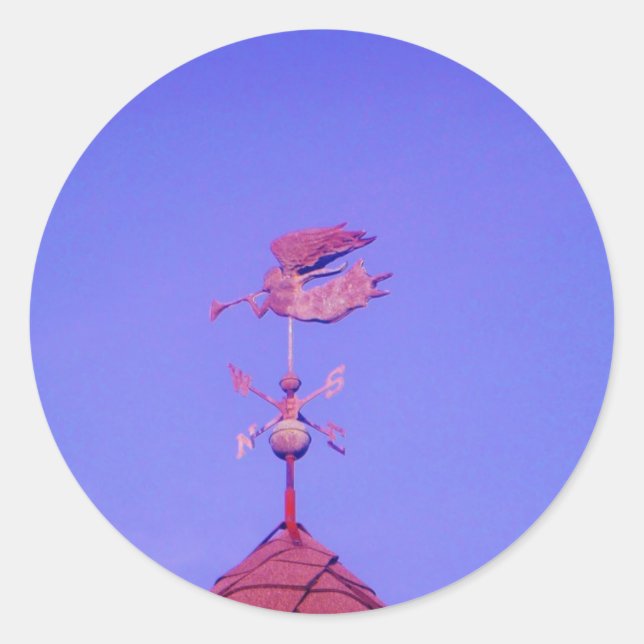 Adesivo Angel BLOW HORN WEATHER VANE (Frente)