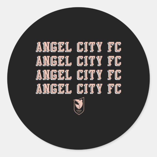 Adesivo Angel City Fc Team Repete Novamente Futebol (Frente)