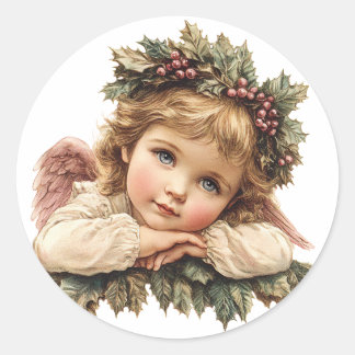 Adesivo Angel Classic Round Sticker