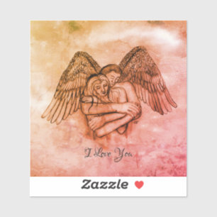 Adesivo Angel Eros in Love, eu te amo