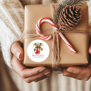 Adesivo Angel Feliz Natal Typografia de Natal no Natal