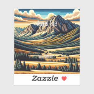 Adesivo Angel Fire New Mexico 3 Inch Vinyl Sticker