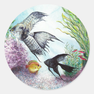 Adesivo Angel Fish Sticker
