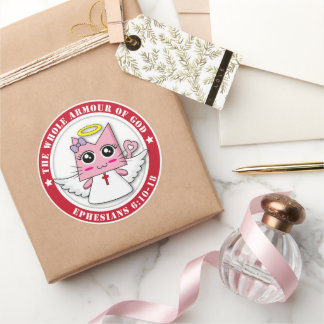 Adesivo Angel Ga Ga Round Stickers