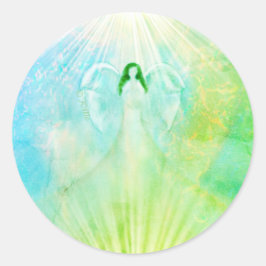 Adesivo Angel Green Blue Archangel Raphael Stickers