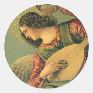 Adesivo Angel Musiciano, Melozzo da Forli, Arte Renascenti