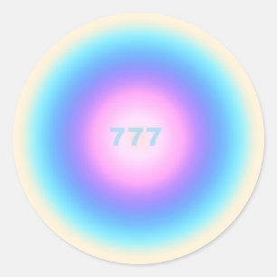 Adesivo Angel Numbers 777 - Boa Fortuna