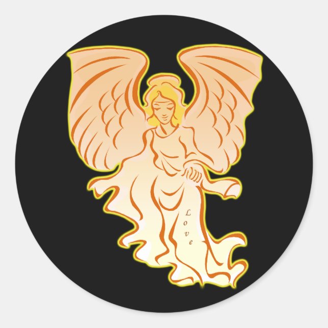 Adesivo Angel Of Love Stickers (Frente)