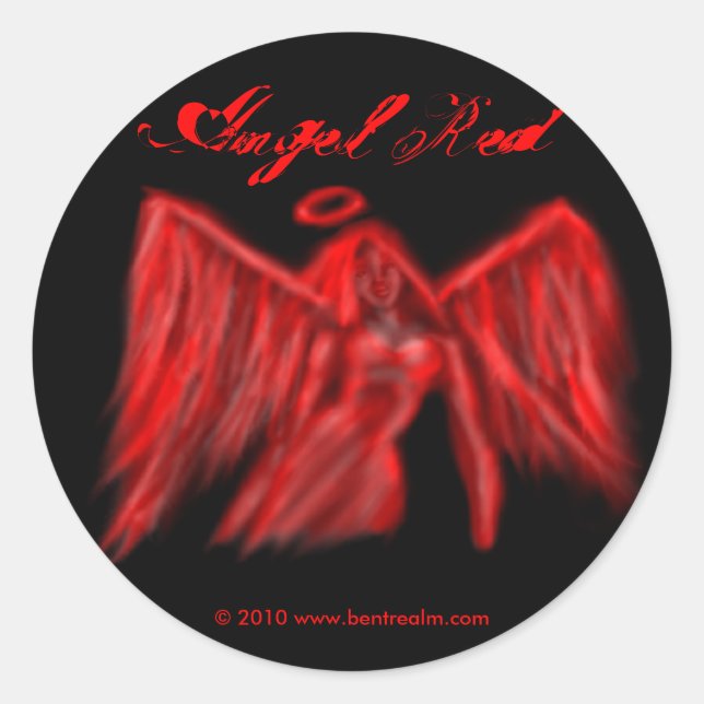 Adesivo Angel Red, Stickers 1 (Frente)