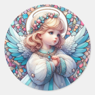 Adesivo Angel Round Stickers