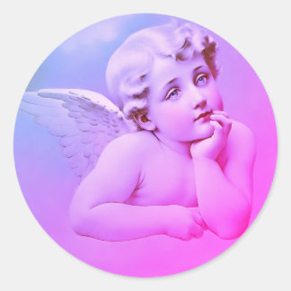 Adesivo Angel Round Stickers