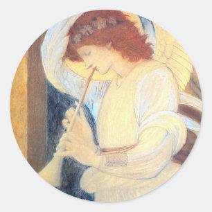Adesivo Angel Stickers Burne-Jones Dourado Branco