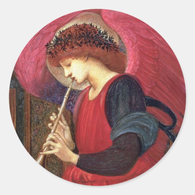 Adesivo Angel Stickers - Burne-Jones - Vermelho (Frente)