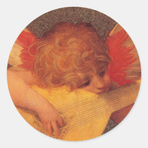 Adesivo Angélico Musico - Sticker