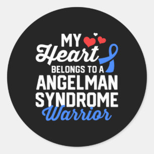 Adesivo Angélico Síndrome de Warrior Survivor Support Awar
