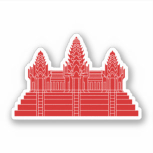 Adesivo Angkor Wat Ver.2.0. Templo do Khmer