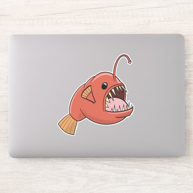 Adesivo Angler Fish (Computador)