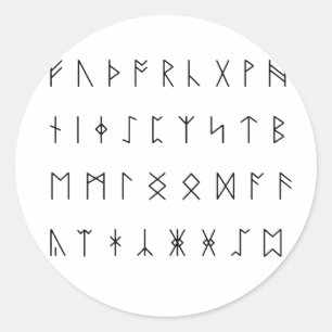 Adesivo Anglo-Saxon Runes