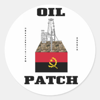 Adesivo Angola Oil Patch,Oil Field Sticker,Decal,Oil,Gas
