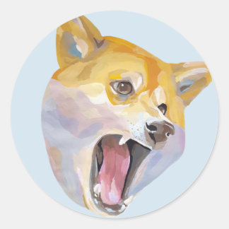 Adesivo Angry Doge Shibe