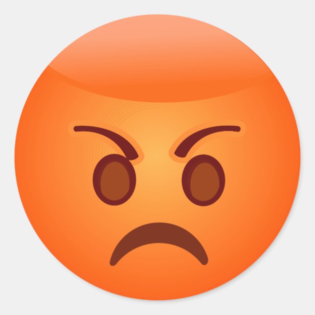 Adesivo Angry/Mad Emoji (Frente)