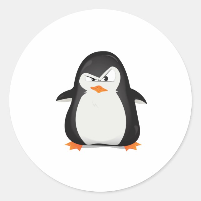 Adesivo Angry Penguin (Frente)