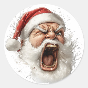 Adesivo Angry Santa Claus Sticker