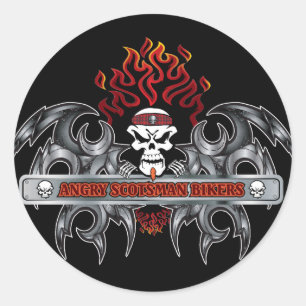 Adesivo Angry-Scotsman-Bikers