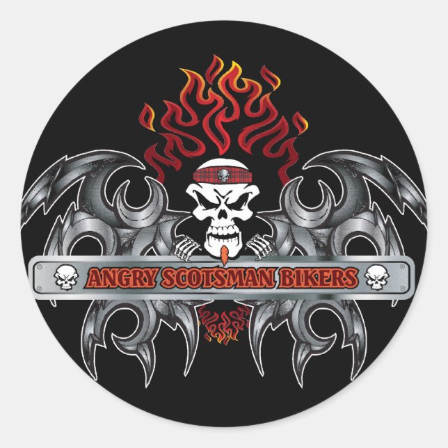 Adesivo Angry-Scotsman-Bikers (Frente)