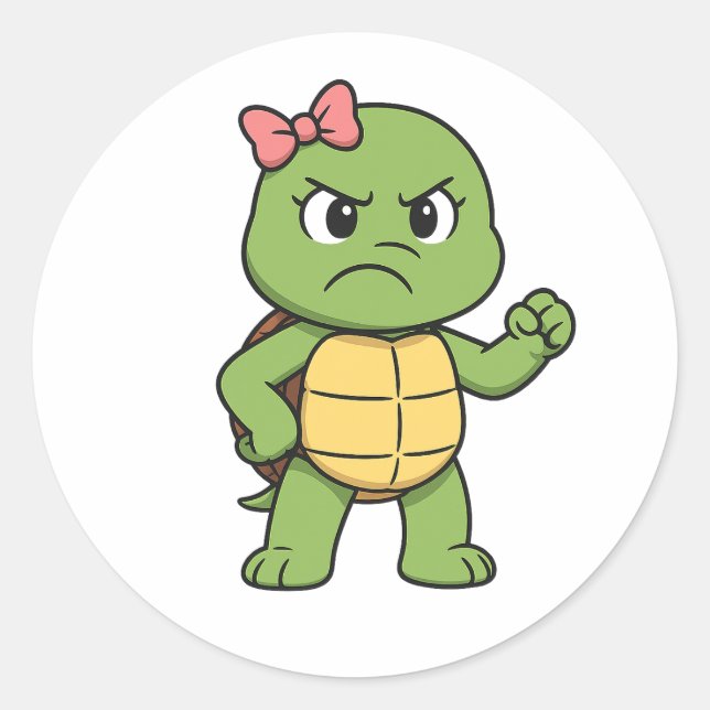 Adesivo Angry turtle (Frente)