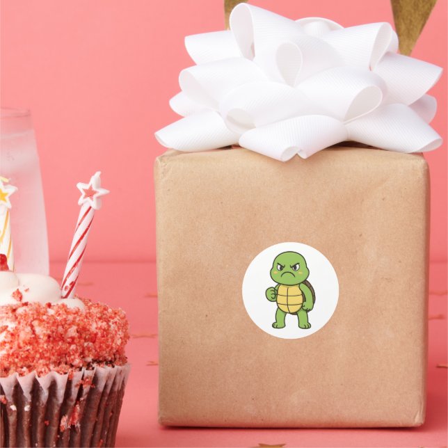 Adesivo Angry Turtle Sticker (Festa)