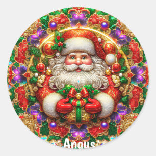 Adesivo ANGUS ~ SHINY PAPAIS NOEIS Natal ~