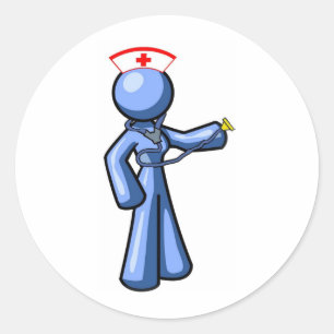 Adesivo Animação de Ícone de Enfermagem