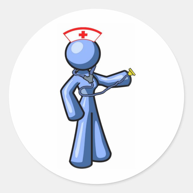 Adesivo Animação de Ícone de Enfermagem (Frente)