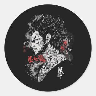 Adesivo Animação de Ilustração do Anime Manga Motif