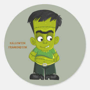 Adesivo Animação Halloween Frankenstein