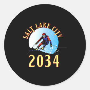 Adesivo Animado para 2034 para salt lake city utah 