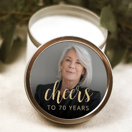 Adesivo Animadores de Fotos da Festa de aniversário 70